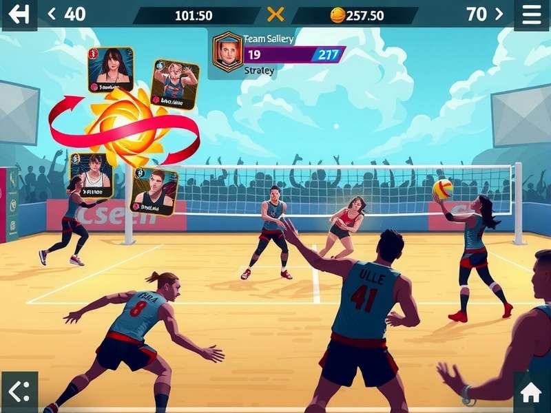 Volley Titans Majesty team strategy diagram